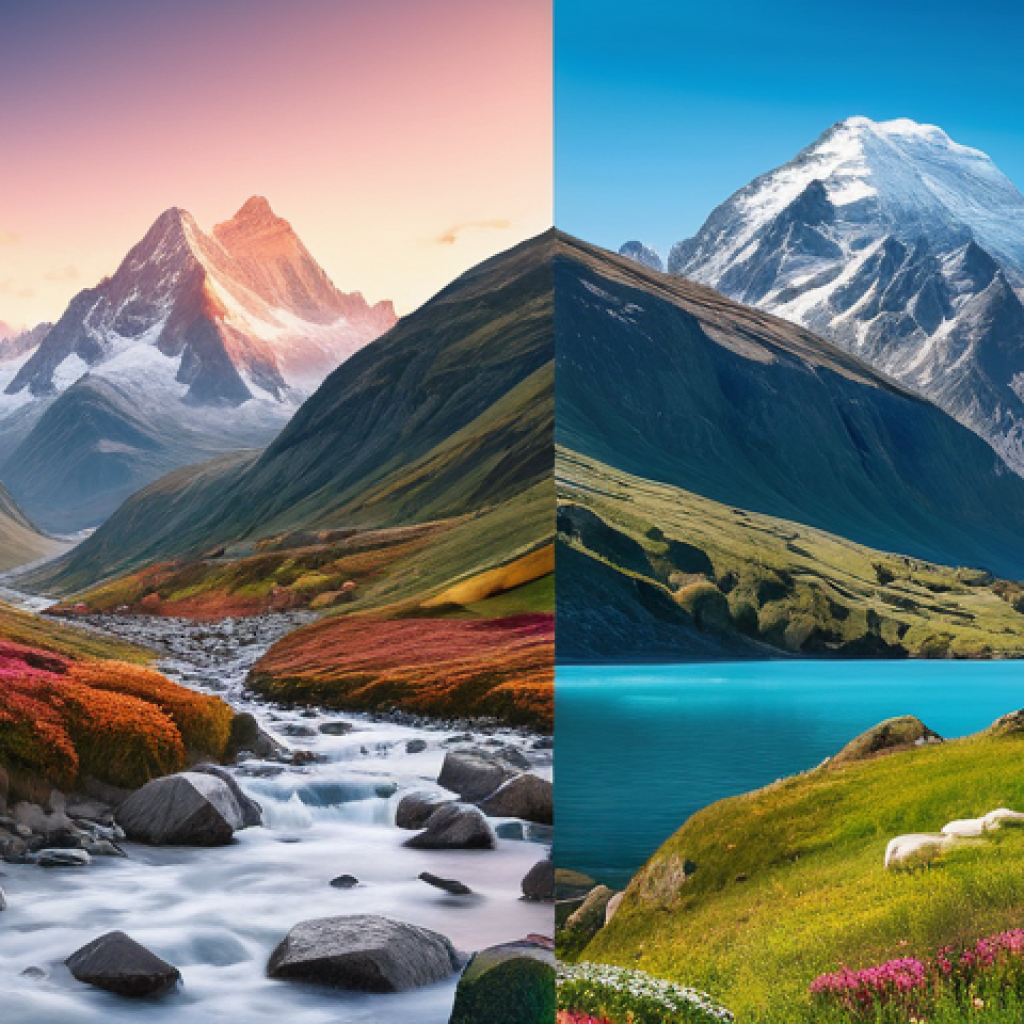 산업안전분야에서의 AI 기술 활용 사례 - Here are three image generation prompts in English, designed to be detailed and adhere to all safety...