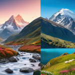 산업안전분야에서의 AI 기술 활용 사례 - Here are three image generation prompts in English, designed to be detailed and adhere to all safety...