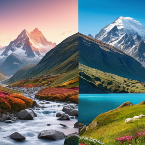 산업안전분야에서의 AI 기술 활용 사례 - Here are three image generation prompts in English, designed to be detailed and adhere to all safety...