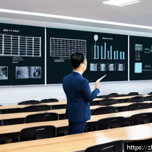 산업안전기사 필수 참고서 추천 - A professional industrial safety training classroom scene in modern China, featuring a diverse group...